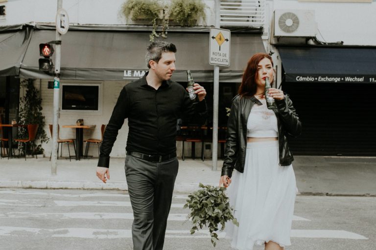 Mini-wedding urbano | Fotografia Minimalista | Karine Britto